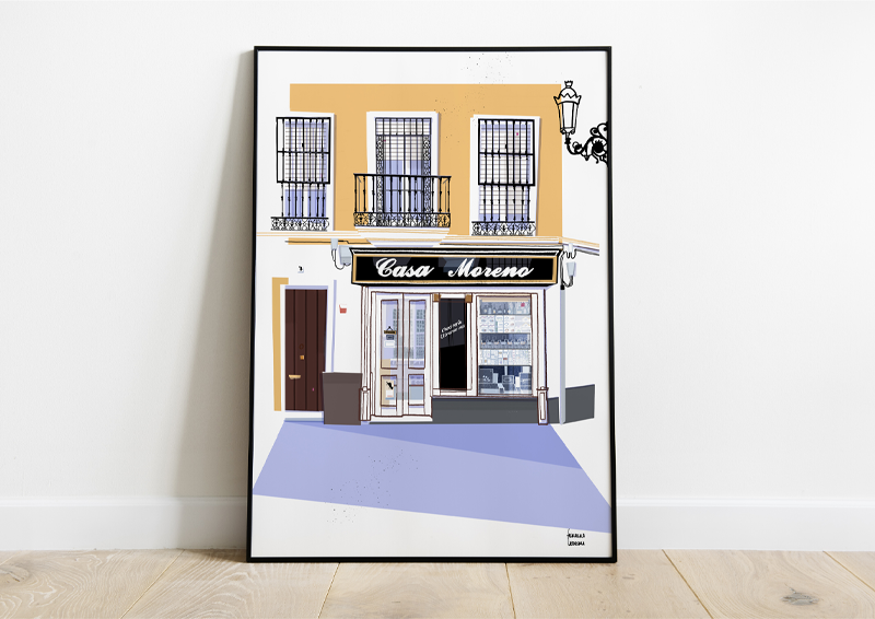 Casa Moreno, Ferrera Ledesma, ilustración